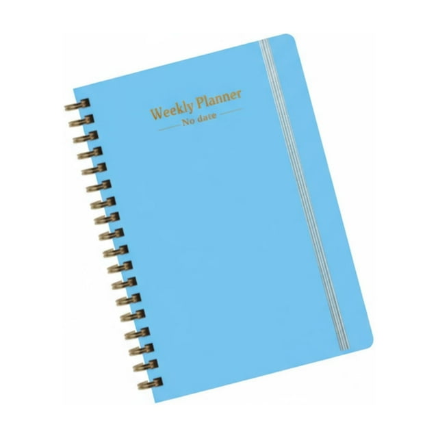 Daily Planner Undated Undated Desktop Coil Planner Notebook Stock Coil Binding for Organizing Daily Planner Notebook