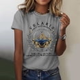 thumbnail image 2 of WEAIXIMIUNG T-Shirts Amusants Humour Adulte T-Shirt d'Été Décontracté Imprimé à Manches Courtes Col Rond pour Femmes, 2 of 4