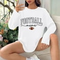 thumbnail image 4 of Charella Long Sleeve Shirts for Women Casual Graphic Tee Loose Fit Crew Neck Ptinted Tops Soft Clothes (3XL, White 1), 4 of 6