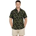 thumbnail image 6 of HAPPY BAY Men's Hawaiian Shirts Short Sleeve Button Down Shirt Men's Summer Shirts Casual Beach Holiday Hawaii Island Shirts for Men Funny L Metal, Anchor, 6 of 6