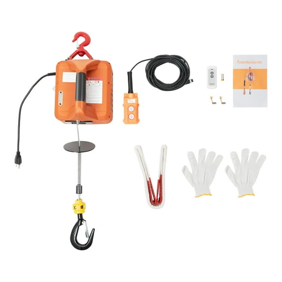 ChicHomey 3-in-1 Electric Hoist Winch with 3 Control Modes,660lbs Capacity,Portable Portable Lifting Tool for Home/Factory/Lifting