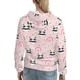 thumbnail image 7 of Honeii Cute Cartoon Panda Pattern Womens Oversized Hoodies Long Sleeve Sweatshirts Pullover Fall Outfits with Pocket-Medium, 7 of 7