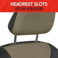 thumbnail image 6 of Motor Trend AquaShield Car Seat Covers for Front Seats, Beige – Two-Tone Waterproof Seat Covers for Cars, Neoprene Interior Covers for Auto Truck Van SUV, 6 of 9