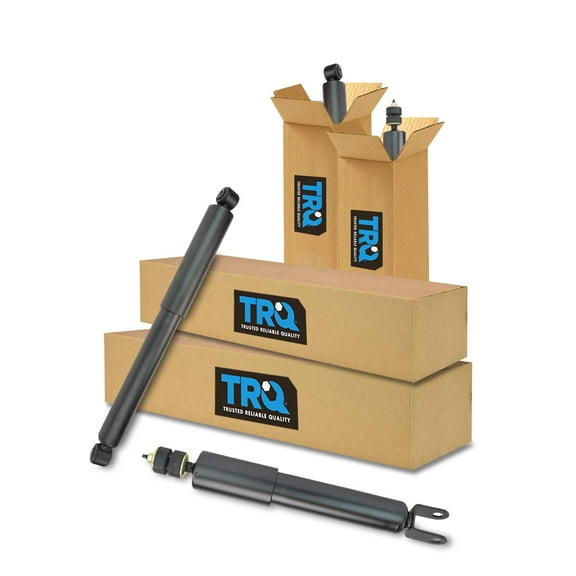 TRQ Front & Rear Shock Absorber Set of 4 Kit for Chevy GMC Pickup Truck 4WD SBA60162 Fits select: 2000-2006 CHEVROLET TAHOE, 2000-2006 CHEVROLET SUBURBAN
