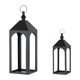 thumbnail image 1 of 2 Piezas Portavelas Farol de Metal Soporte de Hierro para Velas Moderno Rústico Decorativo Adecuado para Sala Fiestas Chimenea y Decoración de, 1 of 9