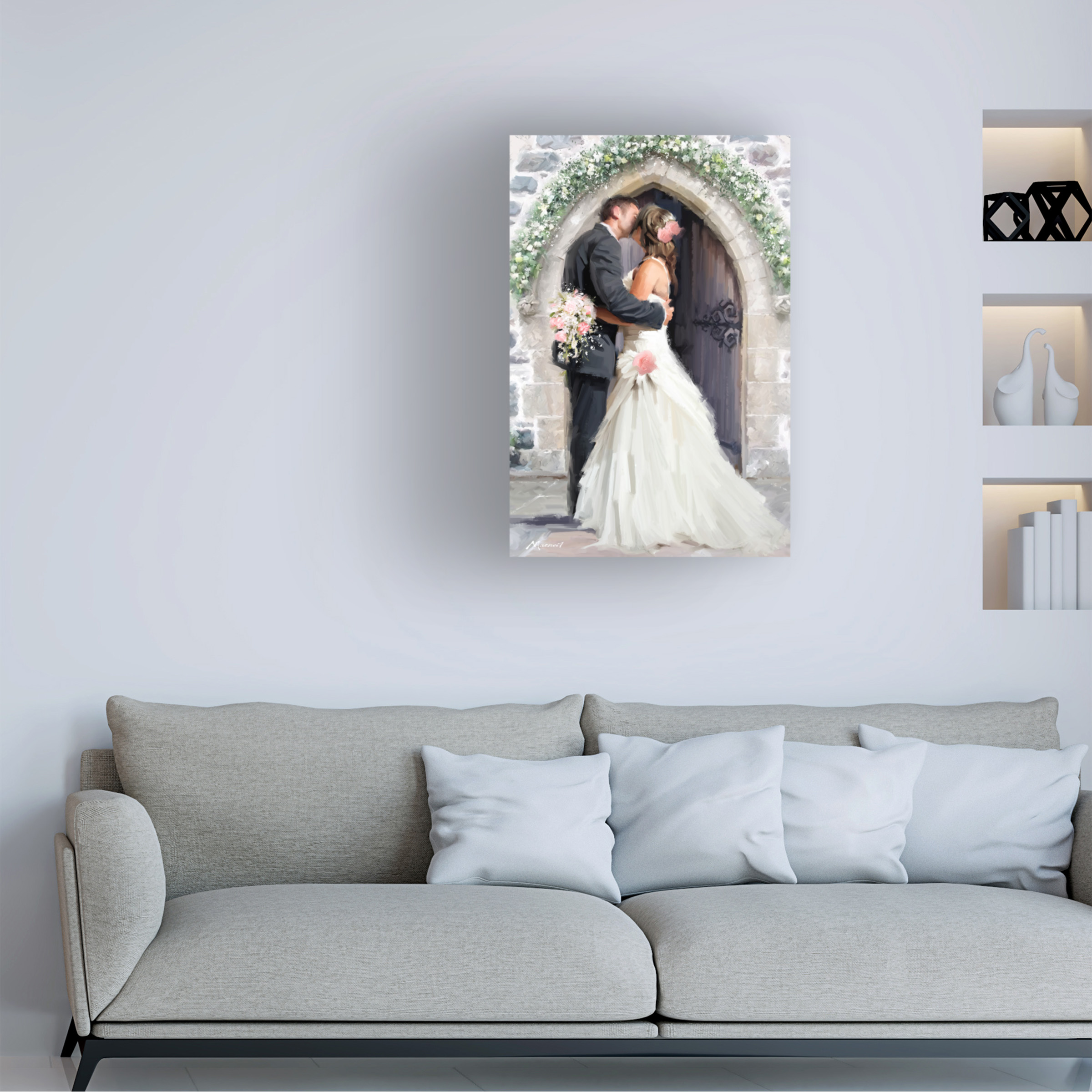 The Macneil Studio 'Wedding Kiss' Canvas Art