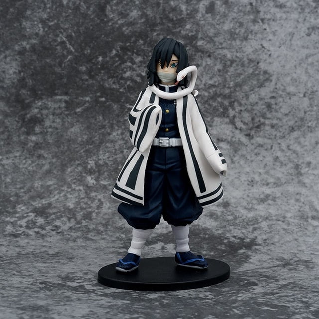 Figura de acción de PVC de Demon Slayer, Kamado, Tanjirou, Agatsuma, Zenitsu, Kamado, Nezuko, Hashibira, Inosuke, Kochou, Shinobu Gong Bohan LED