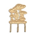 thumbnail image 7 of Cheungs 6111GD 3 Prong Mythra Mushroom Medley Cast Iron Wall Hook - Golden, 7 of 7