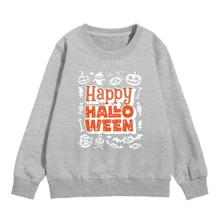 

Toddler Baby Boy Girl Hoodie Loose Fit Sweatshirts For Kids Letter Printed Children Long Sleeve Round Neck Tops Autumn Unisex Sweater For Infant Newborn Pullover Outerwear Grey 11-12 Years