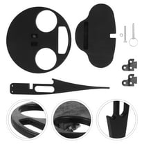 Homoyoyo Wood Folding Round Patio Table Wine Table for Camping Outdoor Use 1 Pc Portable