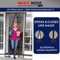 thumbnail image 6 of Magic Mesh Elite Hands-free Screen Door, Keeps Bugs Out, Fits Single Doors up to 39"x83", 6 of 7