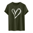 thumbnail image 3 of PNTUTB Fashion Men's Valentine's Day Themed Prints Casual Short Sleeve Crew Neck Loose Comfortable T-shirt, 3 of 4