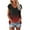 Red, variant on Scyoekwg Womens Tops V-Neck Cap Sleeve Tops Summer Short Sleeve T Shirts Loose Blouses Casual Gradient Color Ladies Tops Trendy Blouses (Black,L)