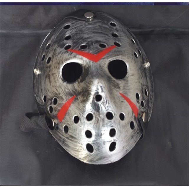 Máscara de hockey de Jason Voorhees, película de terror, viernes 13, máscaras de fiesta para Halloween, cosplay, festival, Navidad, máscara de mascarada