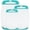 Turquoise/White, variant on GORILLA GRIP Oversized 100% BPA Free Reversible Kitchen Cutting Board Set of 3, Juice Grooves, Dishwasher Safe, White Pink