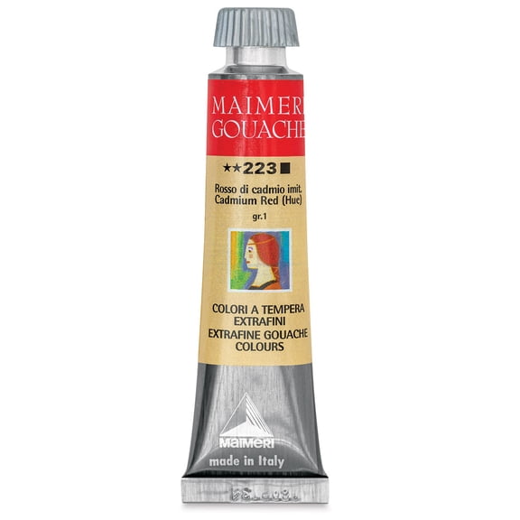 Maimeri Artist Gouache - Cadmium Red Hue, 20 ml tube