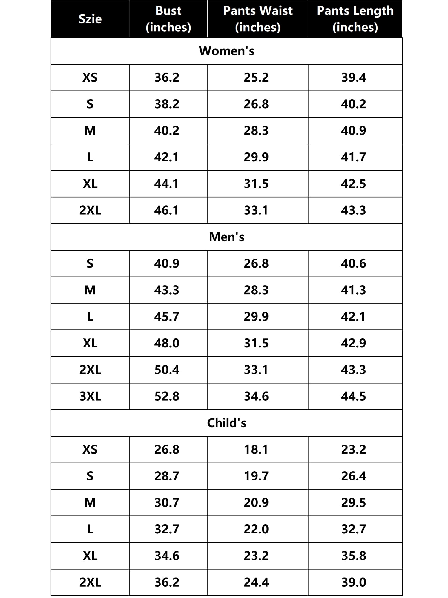 Unique Bargains Womens 2 Pcs Christmas Family Matching Pajama Set Xmas Party Sleepwear XL White Kids