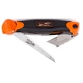thumbnail image 2 of Swanson Tool Co Folding Steel Jab Saw/Utility Knife with Saw Blade and Steel Utility Blade includes 2 Replacement Blades and Soft Belt Pouch, Model SVK667, 2 of 4