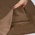 thumbnail image 5 of Unique Bargains 2-Pack 19 Momme 100% Natural Silk Pillowcases Coffee Color Standard, 5 of 8