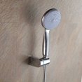 thumbnail image 5 of Soporte para cabezal de ducha, montaje en pared, soporte para barra de ducha, soporte para brazo de ducha ajustable, fabricado en ABS, cromo pulido (plata) longziming JAMW Sencillez, 5 of 5