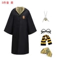 thumbnail image 1 of BATA DE Quidditch Unisex, ropa para hombres, mujeres, ancianos, niños, rojo, verde, bata mágica, corbata, traje de fiesta de mago, Halloween, 1 of 4