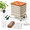 Gold-5-Tray, variant on Green 3-Tray Worm Composting Bin Starter Kit For Indoor Outdoor Food Waste Recycling