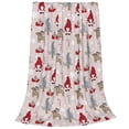 thumbnail image 2 of Vsdgher Cartoon Santa and Reindeer Ultra-Soft Micro flannel Blanket Throw Blankets for Couch Sofa, Bed (4 sizes)-50"x40", 2 of 7