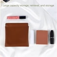 thumbnail image 4 of Fiudx Ofertas Y Liquidación Bolsa De Almacenamiento Portátil Con Sobre, Bolsa De Maquillaje Con Cierre Automático, Bolsa De Maquillaje Con Almacenamiento De Fragmentos De Cuero, 4 of 5