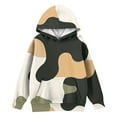 thumbnail image 5 of TrdSipl Girl's Camo Hoodie Toddler Plus Size Maple Leaf Printed Hooded Sweatshirt Cute Camouflage Casual Pullover Shirts with Pocket, 5 of 5
