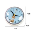 thumbnail image 2 of Moda Simple Mini Sucker Reloj de pared Baño Anti-niebla Reloj de pared impermeable Reloj de cocina Adepaton BST3005216-1, 2 of 6