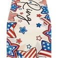 thumbnail image 2 of Nkmbld 4th of July Table Runner Decorations, Vintage Linen Tablecloth Patriotic Table Decorations for Kitchen Dinning Indoor Outdoor Home Party Supply, 2 of 8