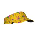 thumbnail image 2 of Kll Sport Sun Visor Hats Ball Caps Empty Top Baseball Sun Cap For Men Women-Mardi Gras Crayfish And Fleur De Lis, 2 of 8