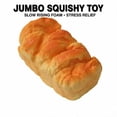 thumbnail image 3 of Jumbo Squishy Toy with Slow Rising Foam, Single Unit, Golden Brown Baked Finish, for Relaxation, Simulated Danish Toast Toy, 3 of 3