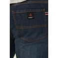 thumbnail image 4 of Forge Workwear Men's Fr Cross Hatch Medium Wash Inherent Relaxed Bootcut Rigid Medium Blue 34W x 30L, 4 of 4