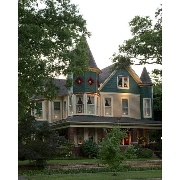 Print: Historic Victorian Home In Sheffield, Alabama, 2010