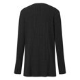 thumbnail image 7 of Women 2024 Autumn Mid Long Cardigan Casual Long Sleeve Neck Knitted Sweater Cardigans With Pocket Cactus Cardigans for Women Thick Sweaters for Women Open Front Sweater Cardigan Women with Buttons, 7 of 7