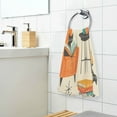 thumbnail image 3 of Yayeee 100% Cotton Hand Towels for Bathroom 16" x 28" Soft Absorbent Kitchen Towel, Black Cats Reading, 3 of 7