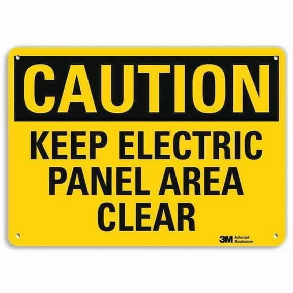 Lyle Safety Sign,7 in x 10 in,Aluminum U4-1458-RA_10X7