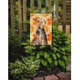 thumbnail image 2 of Carolines Treasures CK1821GF Fall Leaves Welsh Terrier Garden Size Flag, 2 of 3