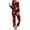 A87 Wine, variant on FASHOFT Christmas Pajamas for Women Set Cute Xmas Print Long Sleeve Button up Shirts and Pants 2 Piece Christmas Pjs Soft Holiday Sleepwear Loungewear L