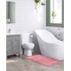 thumbnail image 2 of Alfombra de baño de chenilla de algodón Seville de 20 x 32 pulgadas en Dusty Rose Olivia Gray RGS07326, 2 of 2