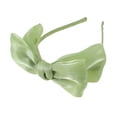 thumbnail image 5 of Unique Bargains 1 Pc Exquisite Gauze Shiny Silk Bow Headband Green, 5 of 6