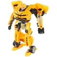 thumbnail image 2 of Transforming Robot / Yellow Chevy Coupe Sports Car Action Figure with Transforming Action Combat Robot, 2 of 8