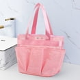 thumbnail image 1 of Mesh Shower Caddy Portable For College Dorm With Many Upgraded Pockets Large Shower Tote Bag With 2 Handles For Toiletry Bathroom Camp G, 1 of 4