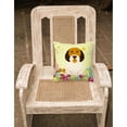 thumbnail image 2 of Carolines Treasures BB6079PW1818 Easter Eggs Petit Basset Griffon Veenden Fabric Decorative Pillow, 2 of 2