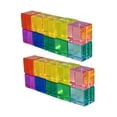 thumbnail image 3 of Juego de bloques de construcción arcoíris apilables, juguete sensorial con reconocimiento de colores suaves, cubos acrílicos de construcción arcoíris 20 piezas, 3 of 8