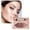 Black, variant on Natural Eyebrow Powder Makeup Set - 3 Natural Tone Eyebrow Powder Kit with Dual-Ended Brush, Shaping and Defining Eyebrows, Long-Lasting Natural Color, Compact Portable 1.41oz 1 PC*1