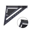 thumbnail image 2 of Cuadrados de regla de ángulo triangular de aleación de aluminio de 7/12 pulgadas para herramientas de medición de transportador de ángulo cuadrado de velocidad de carpintería reglas Ormromra 2030968-2, 2 of 2