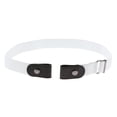 thumbnail image 2 of MERIGLARE Elasticized Leather Belt Without Buckle Jeans Pants Invisible Belt Without White, 2 of 8