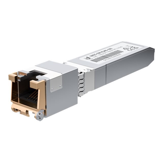 Ubiquiti RJ-45 UACC-CM-RJ45-1G - SFP (mini-GBIC) transceiver module - 1GbE - 10Base-T, 100Base-TX, 1000Base-T - - jusqu'à 328 ft
